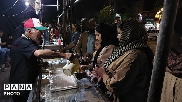 موکب شهدای آهوان در هشتاد و پنجمین شب از اجتماعات مردمی حسینیه امام خمینی نیشابور 