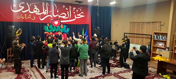  هیات هفتگی دانش‌آموزی انصار المهدی در نیشابور 