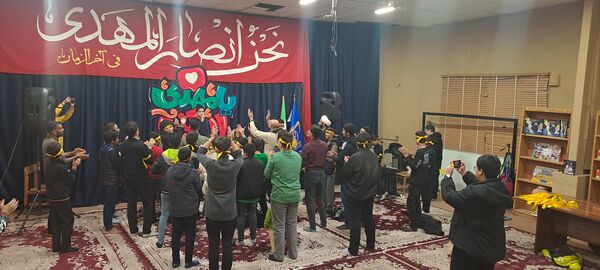  هیات هفتگی دانش‌آموزی انصار المهدی در نیشابور 