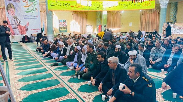 هم صدایی مسئولان و مردم باخرز در سایه  حماسه تاریخی 9 دی
