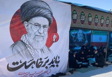 ایران یکپارچه عزادار؛ جلوه‌ای از وداع در مسیر مشهد