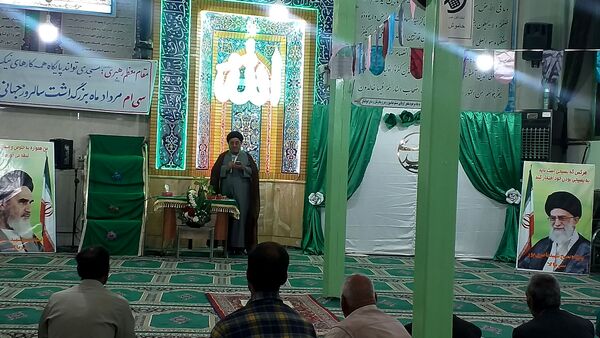 حضور امام جمعه تربت حیدریه در جشن اهالی سربالا