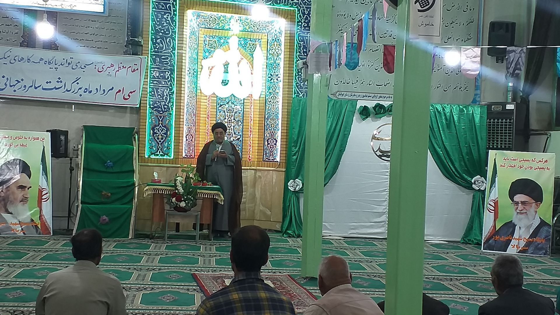 حضور امام جمعه تربت حیدریه در جشن اهالی سربالا