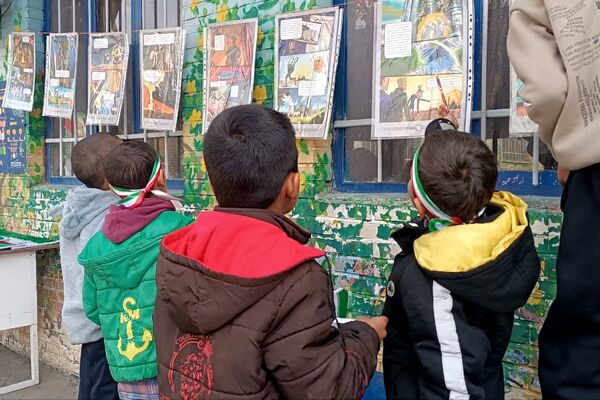 نمایشگاه ایرانمون در دبستان علی ابن ابی طالب 