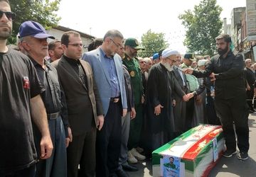 تشییع پیکر شهید مدافع وطن و امنیت در قائمشهر