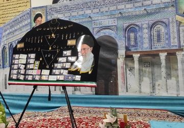 پویش ملی ایران همدل و رونمایی از کمک های مردم در حسینیه ی حضرت الزهرا (س) نیشابور 