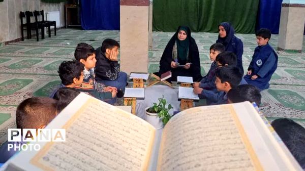 فرشته های نور در محفل انس با قرآن مدرسه ایمان