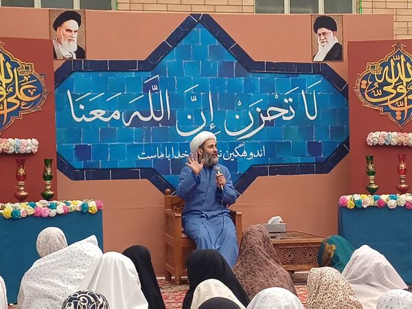 مراسم معنوی اعتکاف در مجموعه رستگاران شهرستان برخوار  
