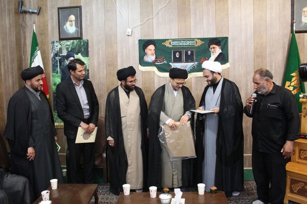 آیین سنگرسپاری رئیس اداره تبلیغات اسلامی شهرستان سامان