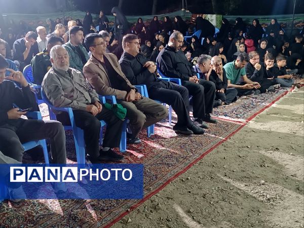 مراسم سوگواری، علم گردانی در روستای گرمدره 