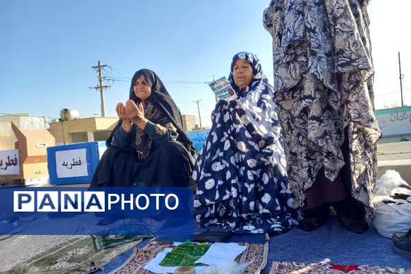 نماز عید فطر ۱۴۰۴ در روستای ظفرآباد شیراز اقامه شد