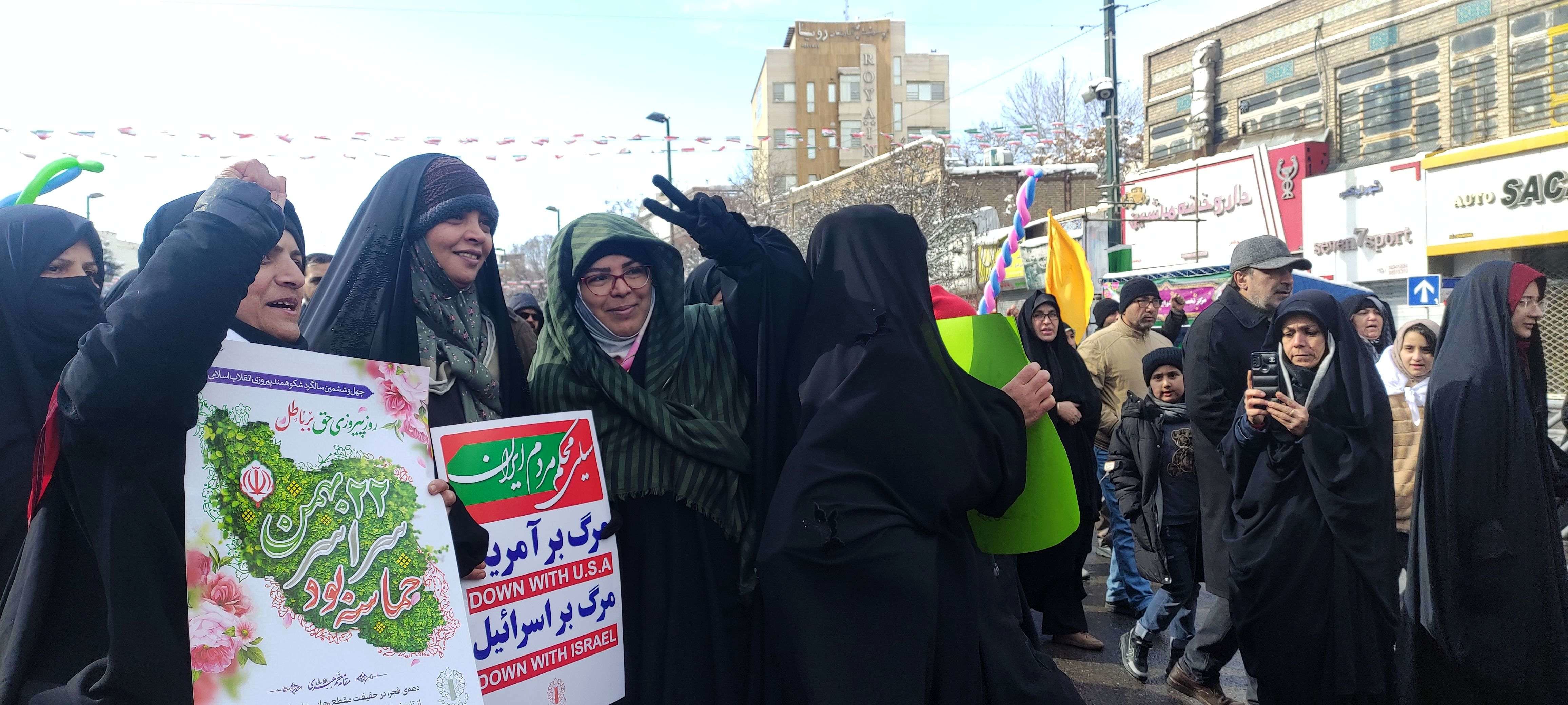 مردم مشهد بار دیگر میهن دوستی خود را به عالمیان نشان دادند