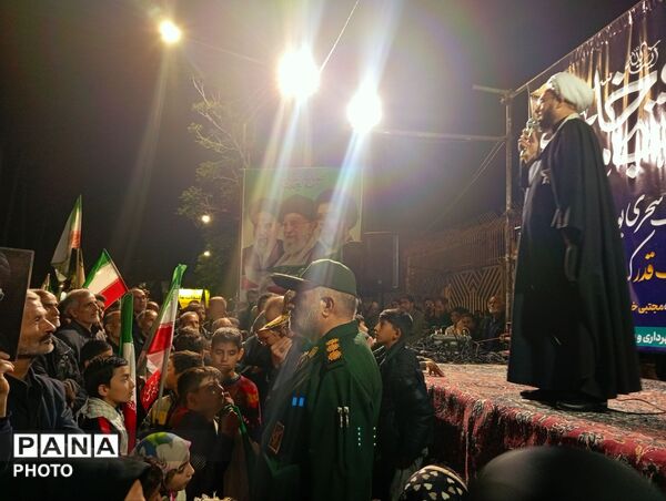 اجتماع مردم خلیل آباد در شب چهل و یکم از شهادت رهبر معظم انقلاب اسلامی