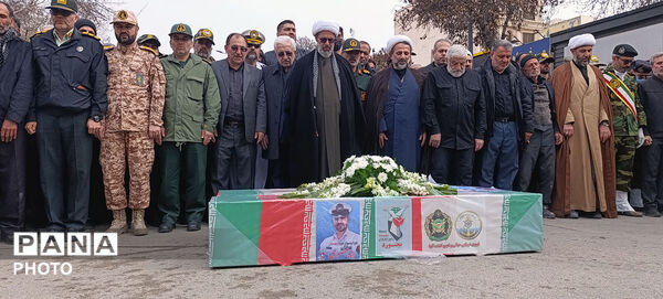 تشییع دو شهید شهرستان بجنورد در استان خراسان شمالی 