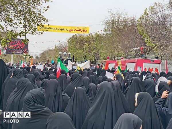 روز جهانی قدس در شهرستان جعفرآباد قم 