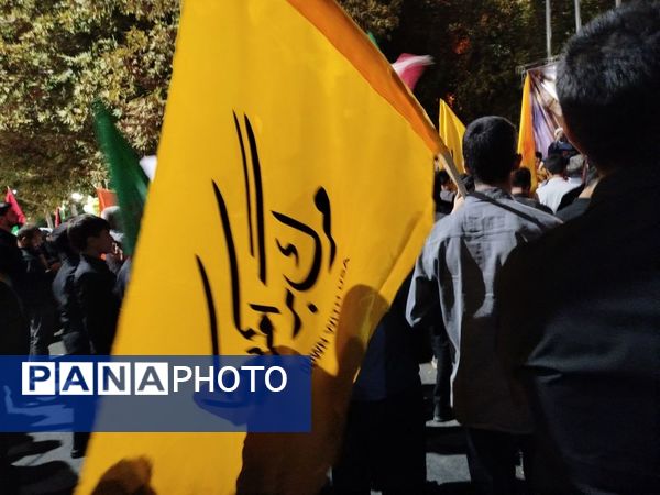 تجمع مردم کاشمر در محکومیت شهادت سیدحسن نصرالله