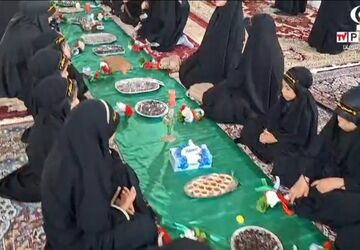 مراسم سوگواری و عزاداری حضرت رقیه(س) در شهر دیباج