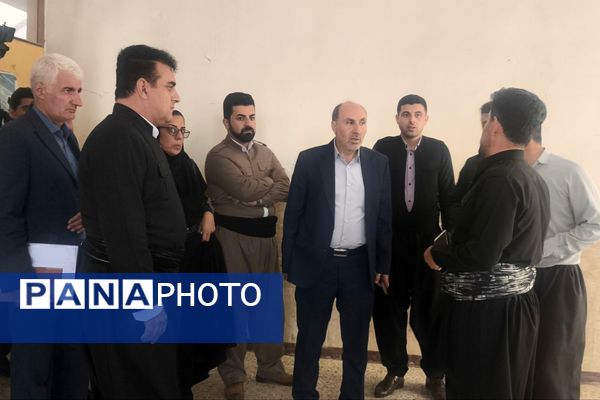 حضور معاون پرورشی و فرهنگی اداره‌کل آموزش و پرورش در جوانرود