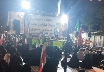 محفل انس با قرآن کریم در تجمعات شبانه مردم الشتر