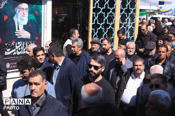 تشییع پیکر شهید سرگرد «جواد عبدی» در حملات آمریکایی - صهیونی