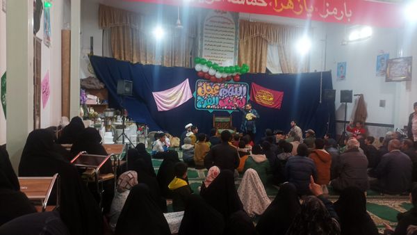 مراسم ولادت امام زمان (عج) در مسجد نینوای نیشابور 