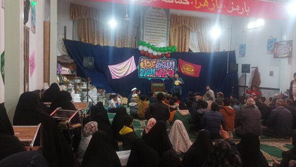 مراسم ولادت امام زمان (عج) در مسجد نینوای نیشابور 