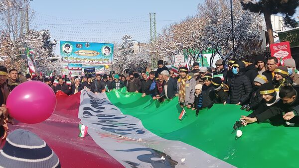 راهپیمایی ۲۲ بهمن در نیشابور 