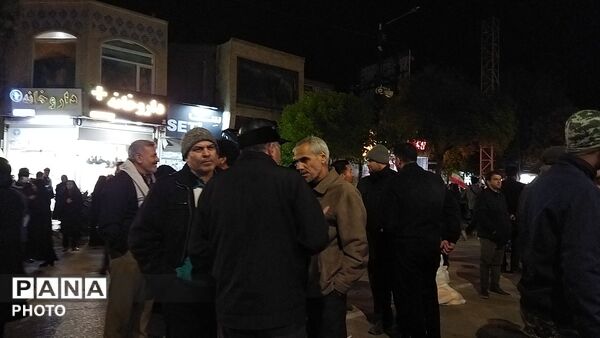 گذری بر فعالیت موکب گروه جهادی ریحانه النبی  در مراسم چهلم رهبر شهید و شهدای میناب 