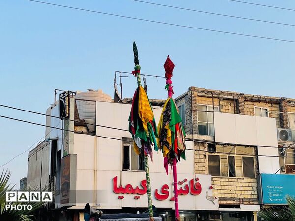 تجلی آیین علم‌گردانی در دل میناب