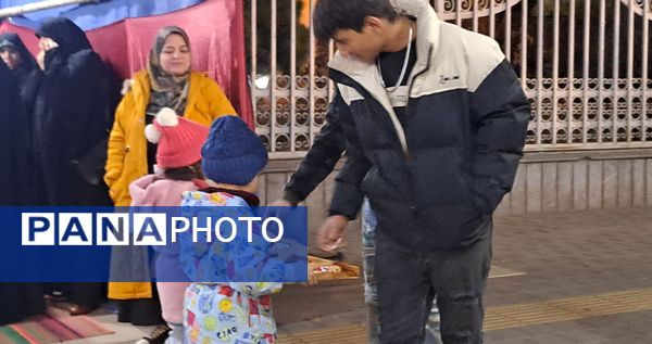 موکب پذیرایی شهید مصطفی صدر زاده به‌مناسبت میلاد امام علی (ع) در نیشابور 