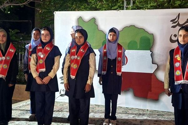 آیین افتتاحیه پاتوق نوجوانانه برمدار ایران سازمان دانش آموزی خراسان رضوی