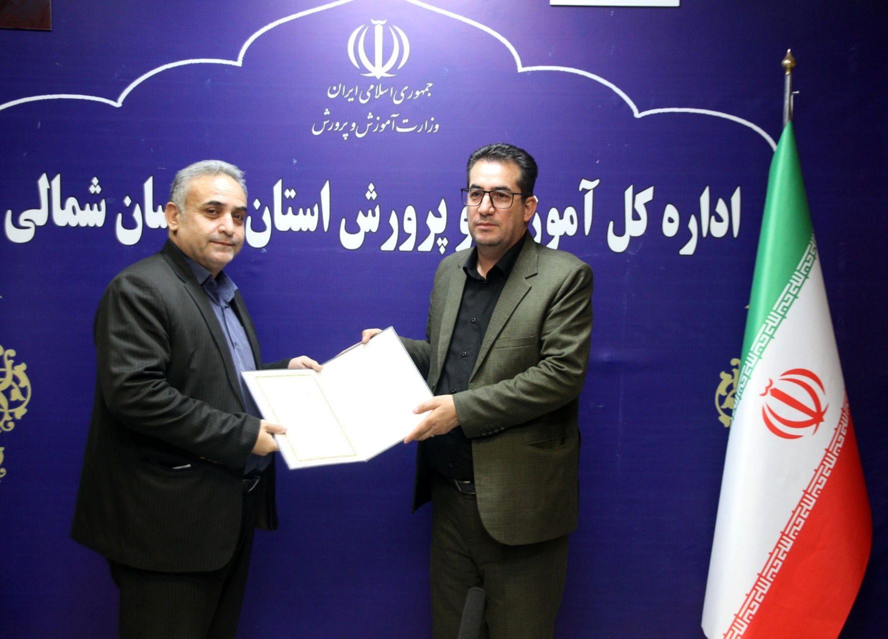 عباس رضایی سرپرست آموزش و پرورش شهرستان مانه شد