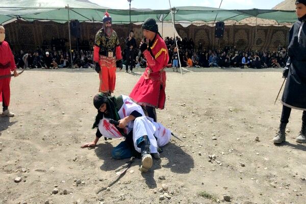 مراسم تعزیه خوانی اربعین حسینی در شهر نیشابور