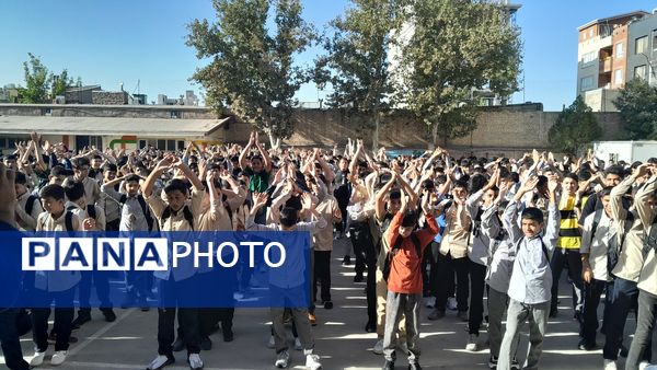 مراسم آیین بازگشایی مدرسه ابوریحان بیرونی