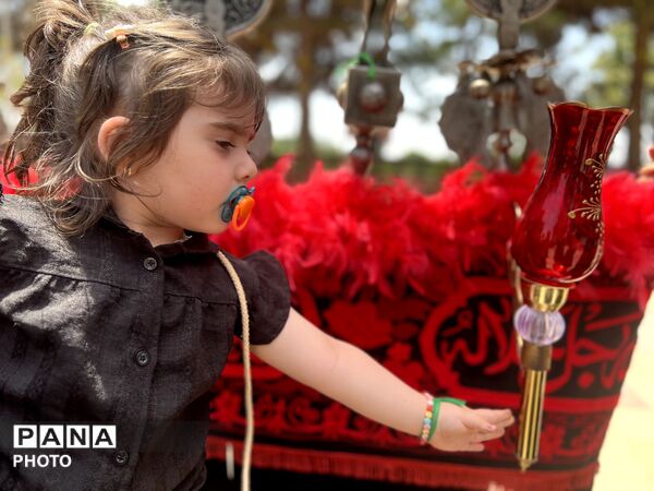 مراسم ظهر تاسوعا در شهرک ینگی امام  ساوجبلاغ