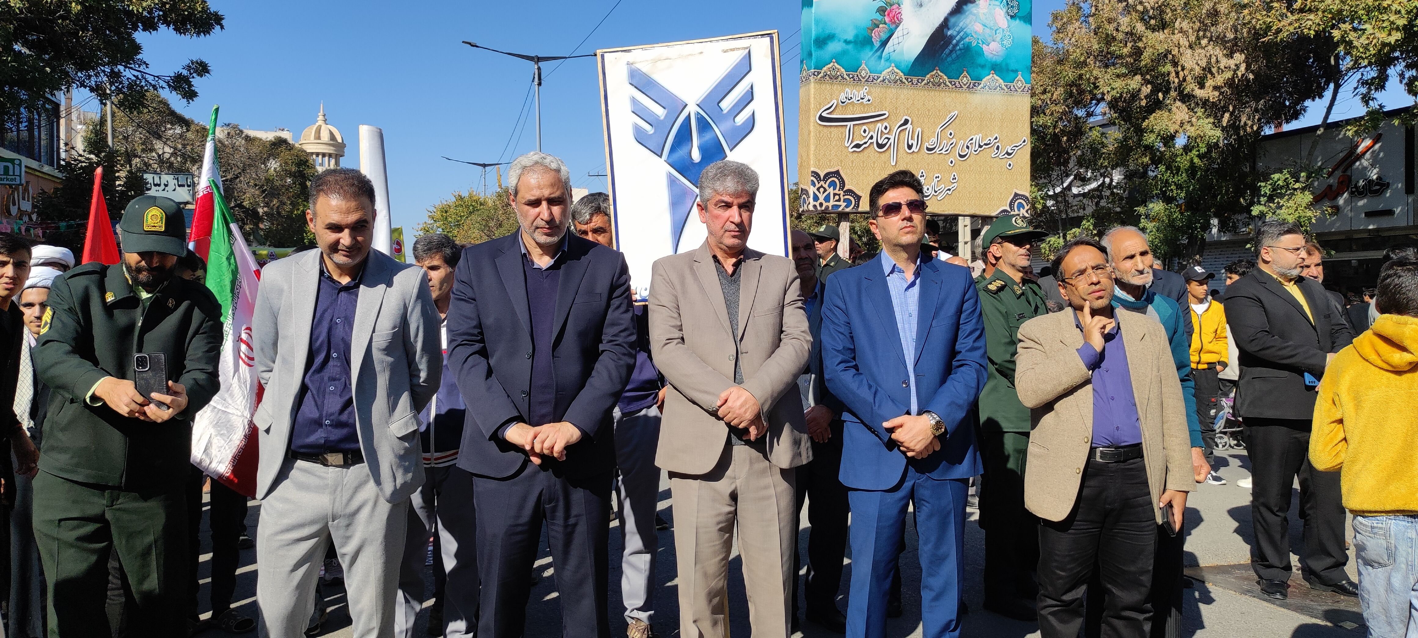 برپایی راهپیمایی باشکوه ۱۳ آبان در شهرستان شیروان