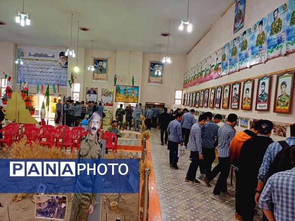 اردوی آموزشی تیراندازی و بازدید از موزه و مزار شهدای گمنام در شهرستان بروجرد