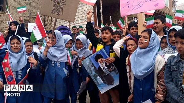 راهپیمایی روز جهانی قدس در شهر بار نیشابور