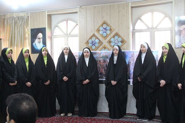 مراسم ماها در هنرستان آیت الله صدر ناحیه یک شهرری