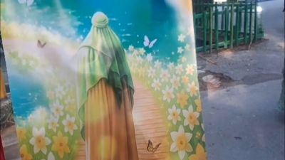 دانش‌آموزان فرزانگان ولادت حضرت ولی‌عصر(عج) را در بوستان ملت جشن گرفتند