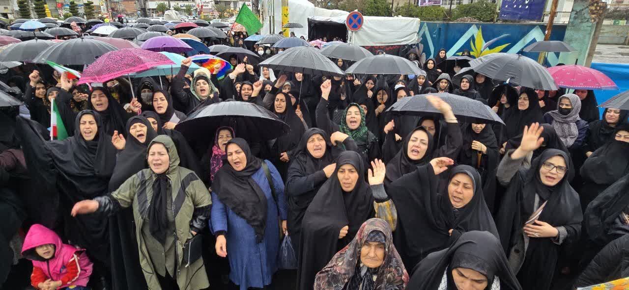 میثاق مردم گالیکش در زیر باران الهی