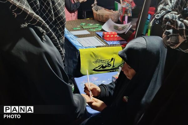 مراسم چهلمین روز شهادت دانش آموزان مدرسه شجره طیبه میناب در پردیس