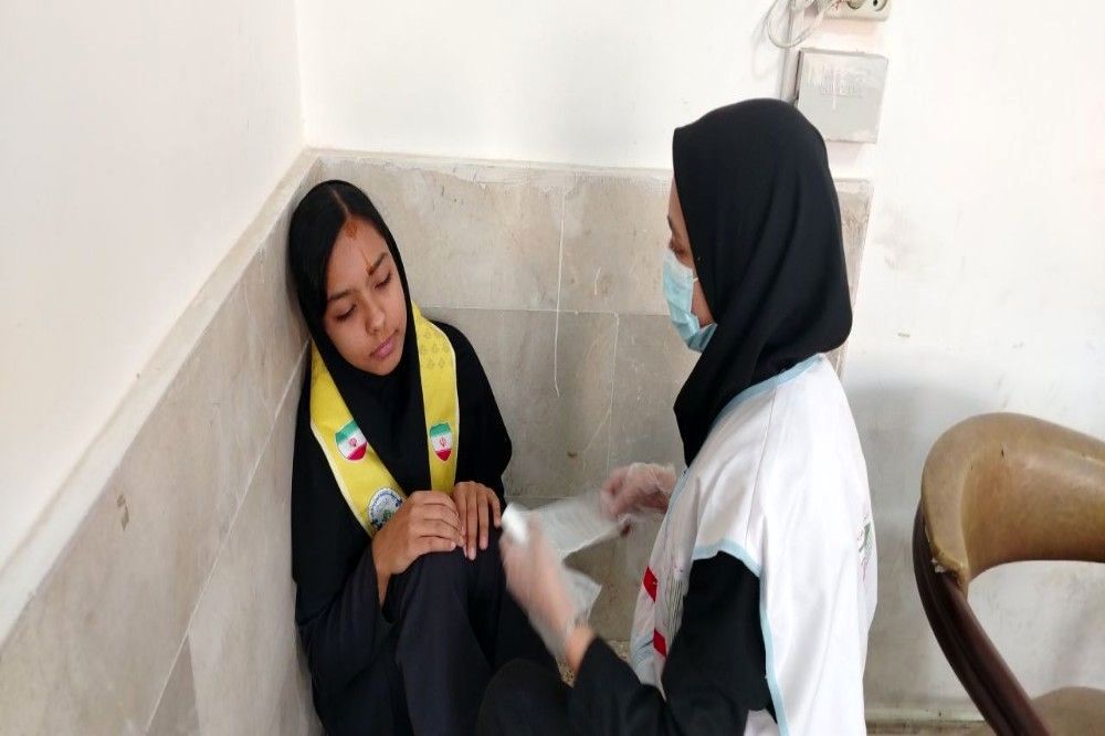 بیست و هفتمین مانور زلزله سراسری در دبیرستان شهید مجید دهنوی نیشابور 