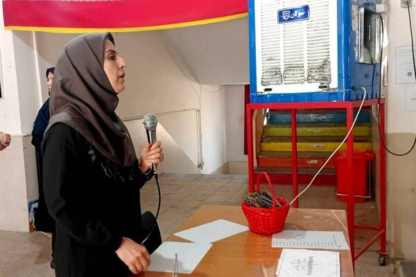 جلسه معارفه و ورود دانش آموزان پایه هفتم به دبیرستان فرزانگان شهر قدس 