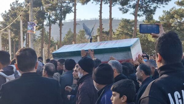 تشییع پیکر شهید ابوالفضل عرب در شهرستان گالیکش