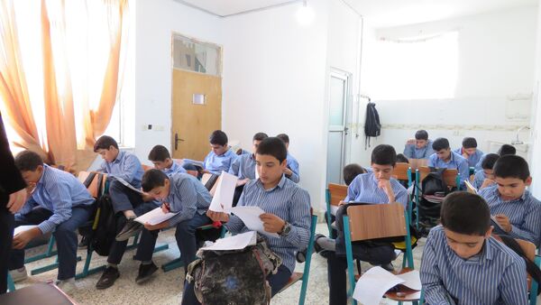 برگزاری آزمون آغازین هماهنگ استانی در آموزشگاه نمونه دولتی زنده یاد زرتاش خلیل آباد 