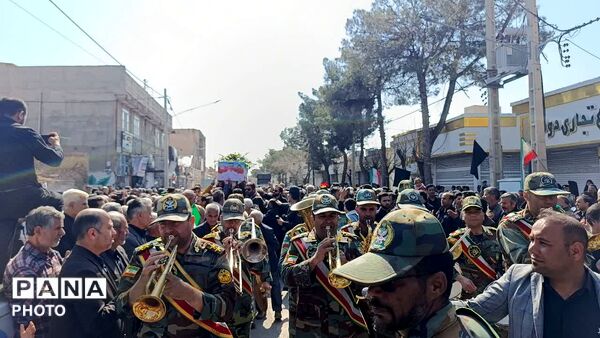 خلیل‌آباد میزبان پیکر شهید ناوگروه دوم سجاد عسکری