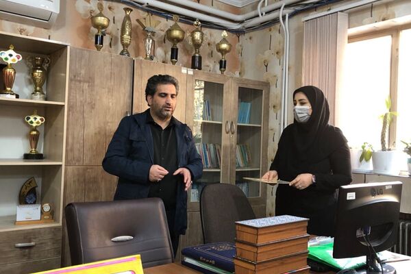  تجلیل از آموزگاران فعال طرح “حامی” در مدرسه هدی  شهرقدس