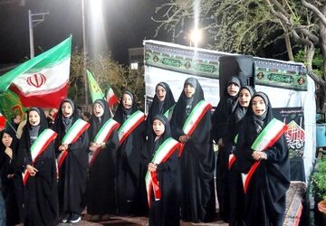 حال و هوای موکب اداره آب و فاضلاب مشهد در چهلمین شب حضور در میدان