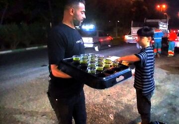 حضور نوجوانان کرجی در هفتمین شب محرم